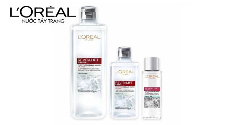 Thành phần chính trong nước tẩy trang L'Oréal Xám