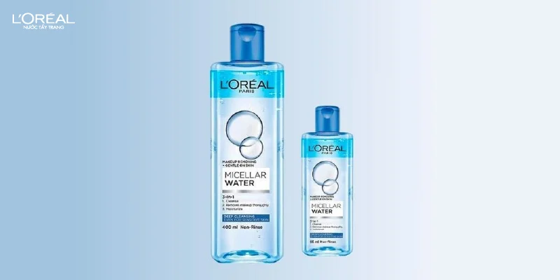 Ưu Nhược Điểm Của Nước Tẩy Trang Loreal Có Dầu Xanh Đậm Micellar Water Dành Cho Trang Điểm